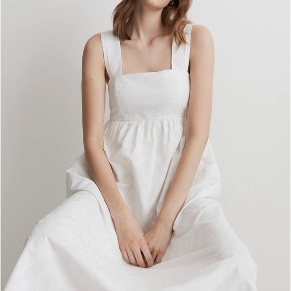 Madewell Dresses & Skirts - Madewell NWT Cutout Back Empire Midi Dress size 4
